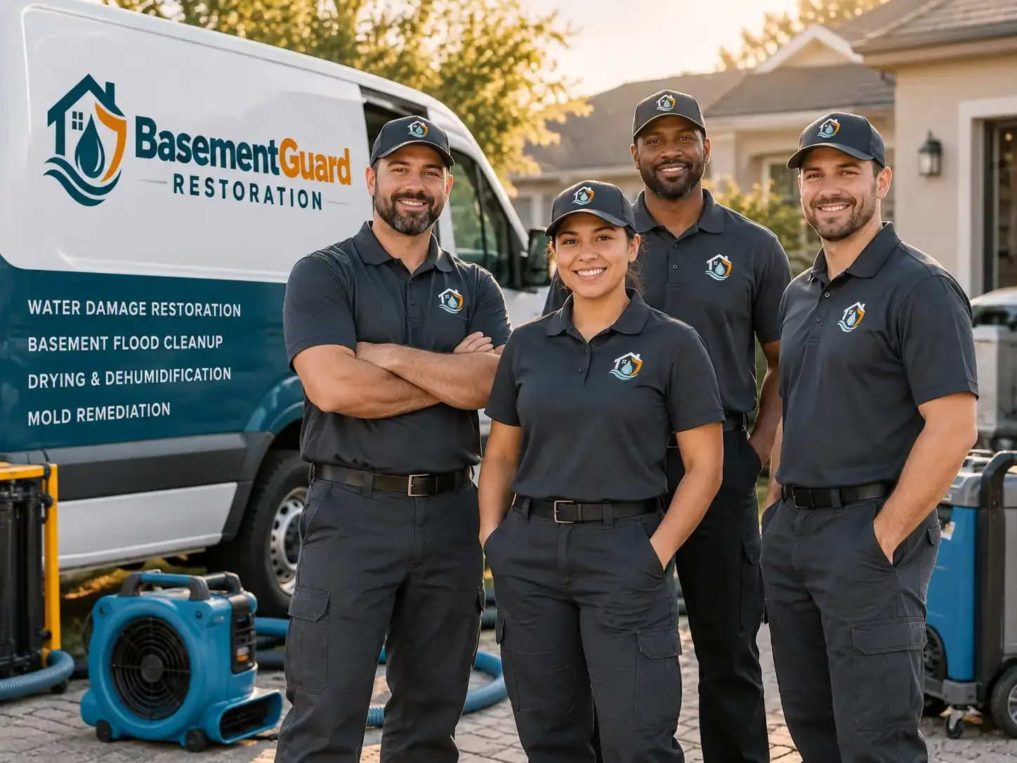 Basement Water Damage Restoration company in Branch, LA